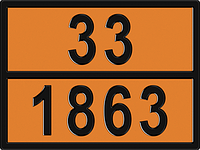 Знак Опасный груз 33-1863 400х300 мм (топливо авиационное)